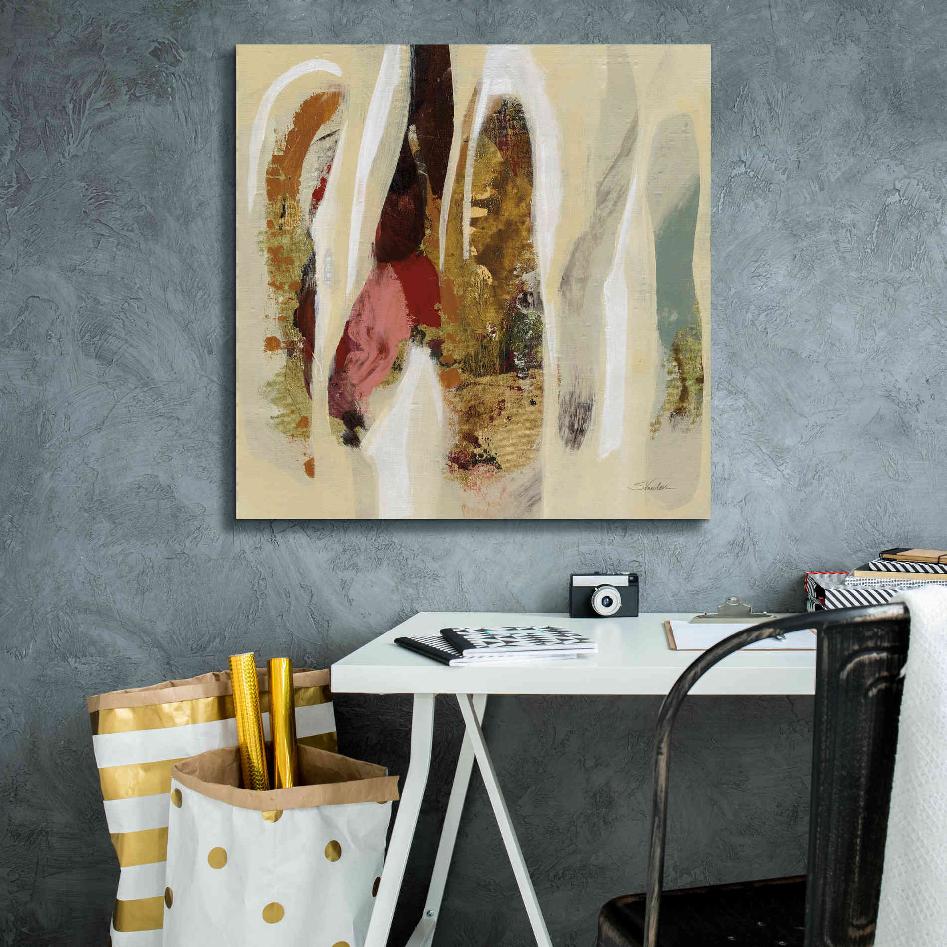 Epic Art 'Terracotta Tile I' by Silvia Vassileva, Canvas Wall Art,26 x 26