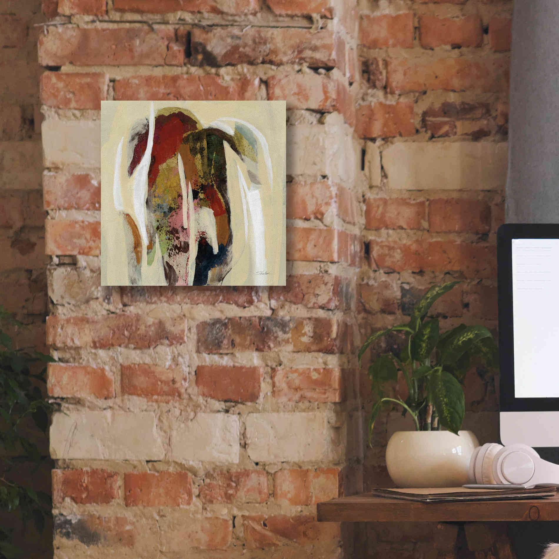 Epic Art 'Terracotta Tile II' by Silvia Vassileva, Canvas Wall Art,12 x 12