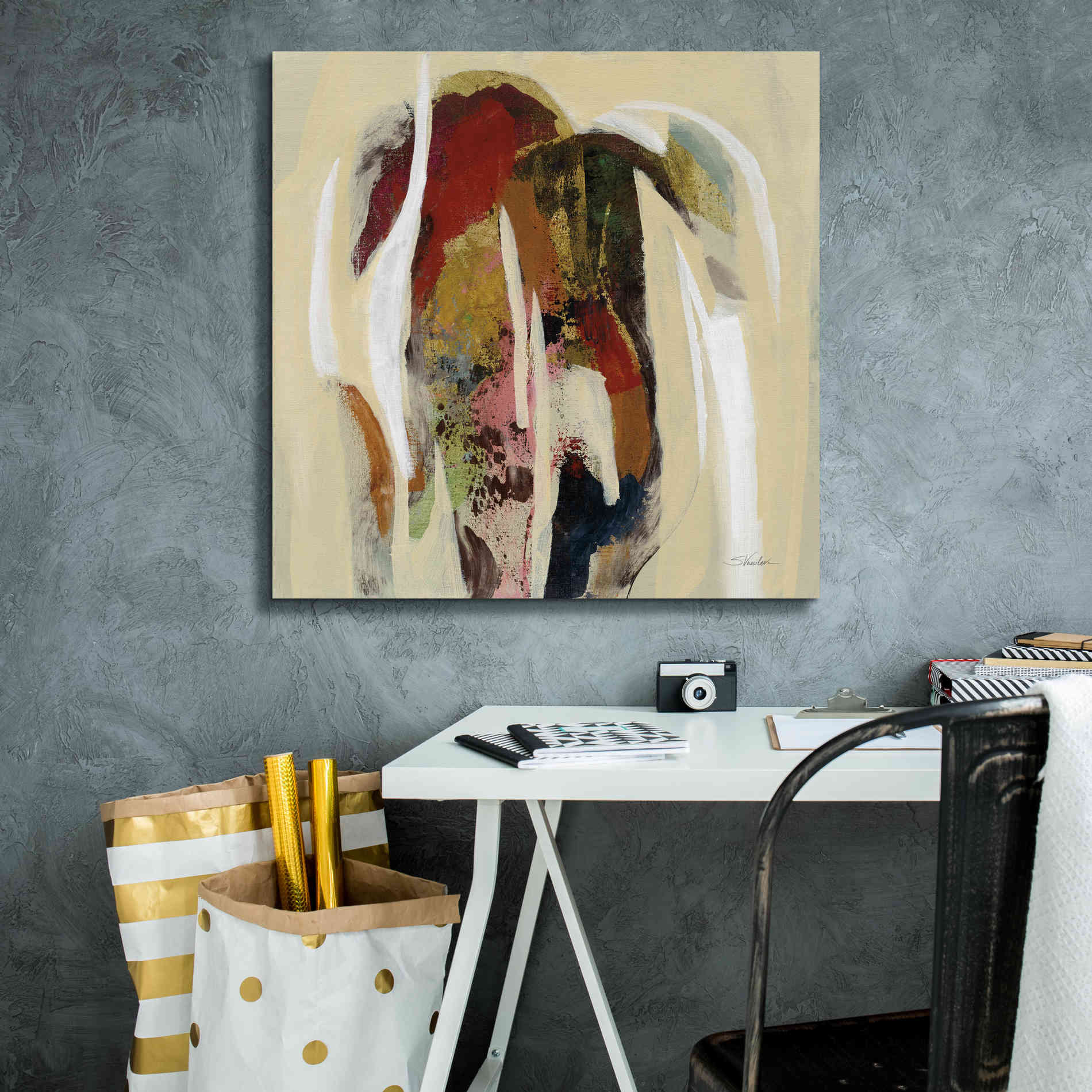 Epic Art 'Terracotta Tile II' by Silvia Vassileva, Canvas Wall Art,26 x 26