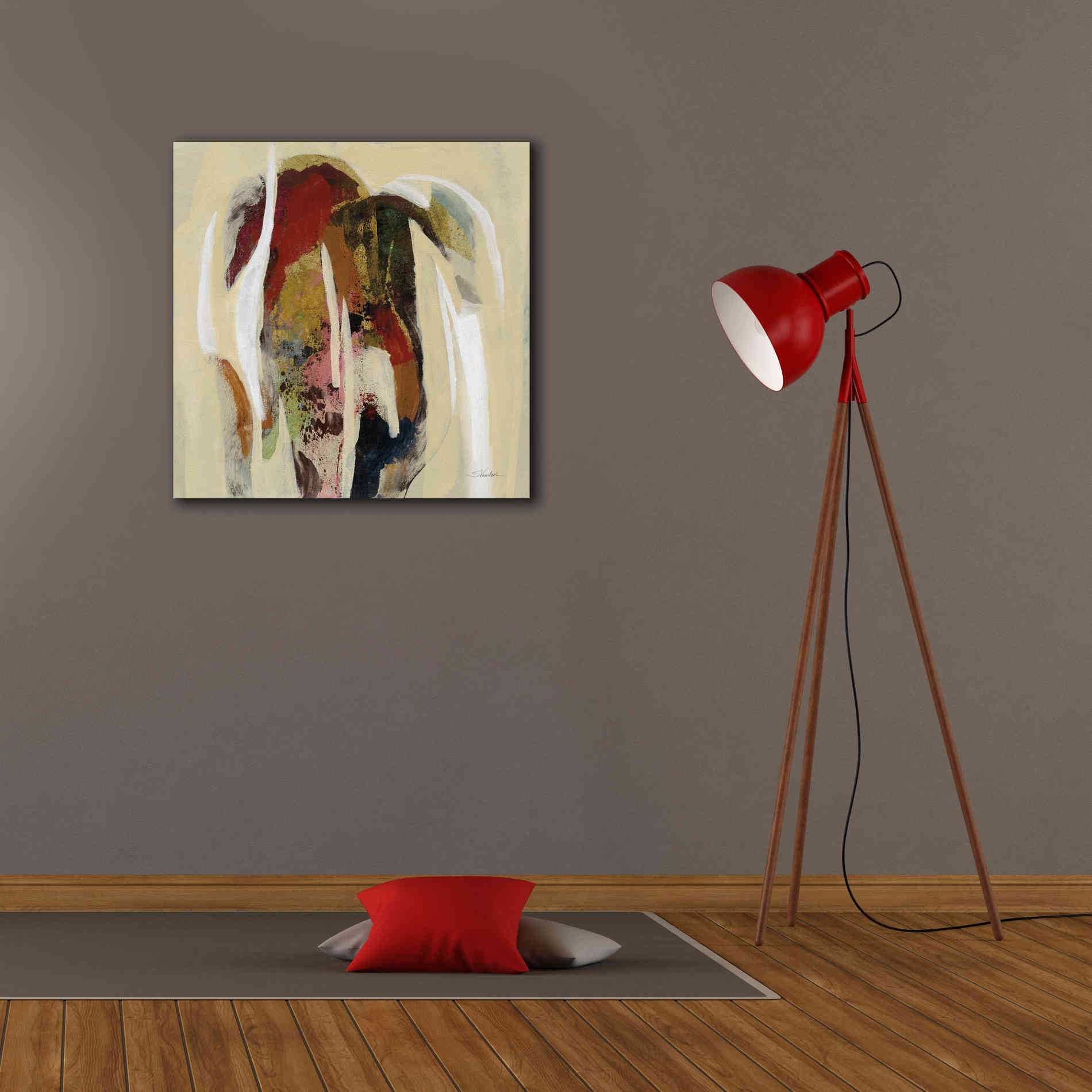 Epic Art 'Terracotta Tile II' by Silvia Vassileva, Canvas Wall Art,26 x 26