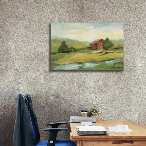Image of Epic Art 'Springtime Farm' by Silvia Vassileva, Canvas Wall Art,40 x 26