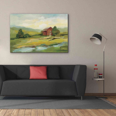 Image of Epic Art 'Springtime Farm' by Silvia Vassileva, Canvas Wall Art,60 x 40