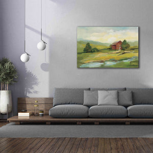 Epic Art 'Springtime Farm' by Silvia Vassileva, Canvas Wall Art,60 x 40