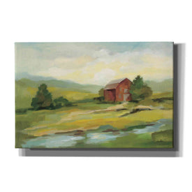 Epic Art 'Springtime Farm' by Silvia Vassileva, Canvas Wall Art,18x12x1.1x0,26x18x1.1x0,40x26x1.74x0,60x40x1.74x0