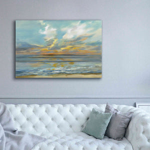 Epic Art 'Rhythmic Sunset Waves' by Silvia Vassileva, Canvas Wall Art,60 x 40