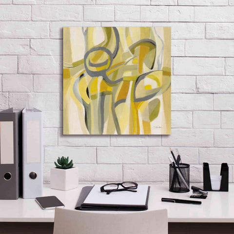 Image of Epic Art 'Mid Mod Yellow' by Silvia Vassileva, Canvas Wall Art,18 x 18