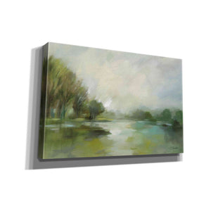 Epic Art 'Lakeside Fog' by Silvia Vassileva, Canvas Wall Art,18x12x1.1x0,26x18x1.1x0,40x26x1.74x0,60x40x1.74x0
