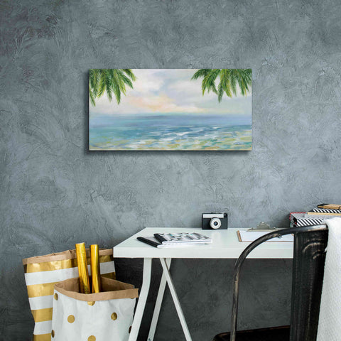 Image of Epic Art 'Island Morning' by Silvia Vassileva, Canvas Wall Art,24 x 12