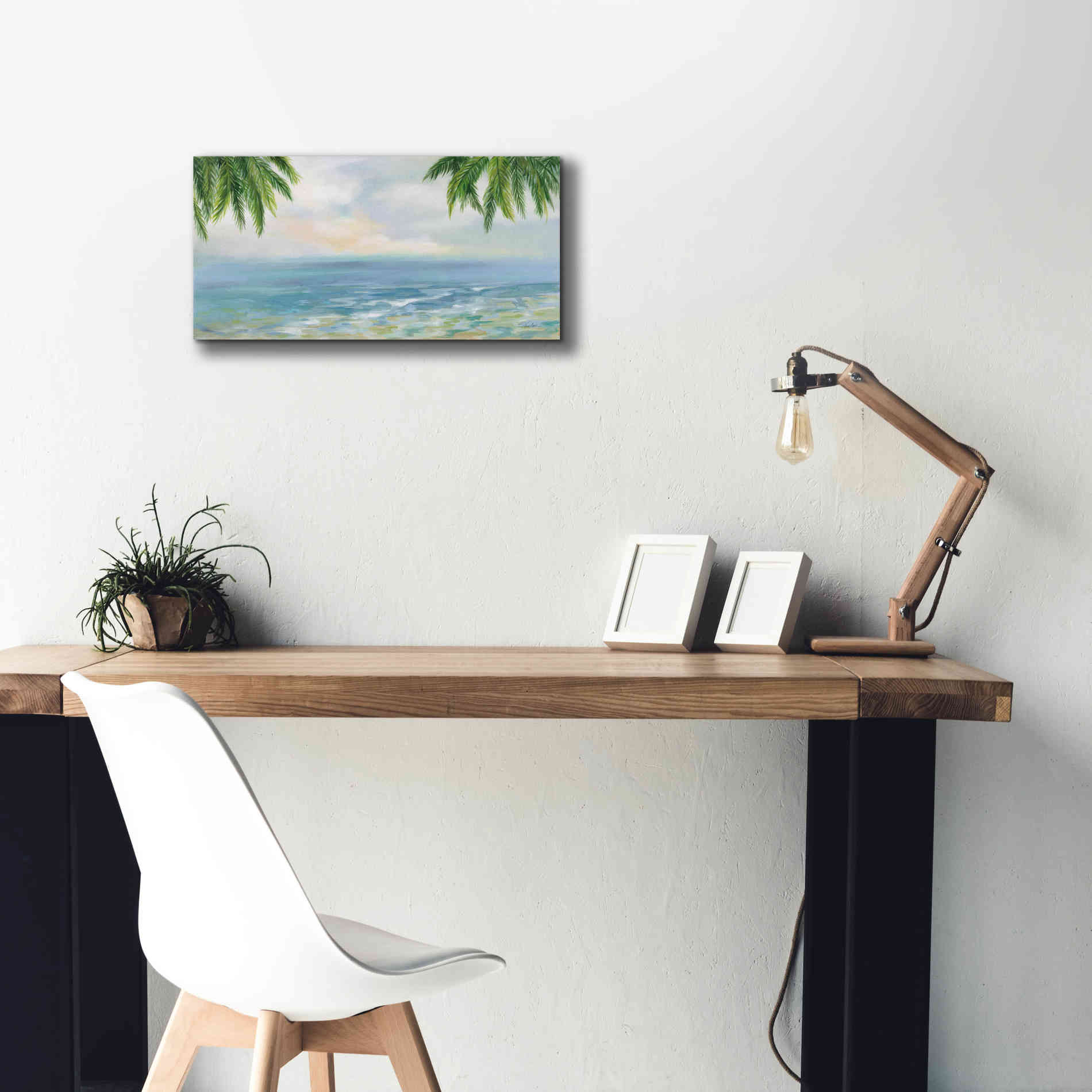 Epic Art 'Island Morning' by Silvia Vassileva, Canvas Wall Art,24 x 12