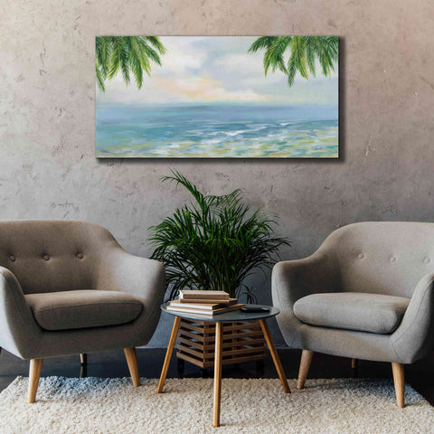 Image of Epic Art 'Island Morning' by Silvia Vassileva, Canvas Wall Art,60 x 30