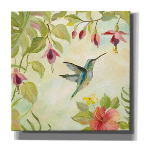 Image of Epic Art 'Hummingbirds Song II' by Silvia Vassileva, Canvas Wall Art,12x12x1.1x0,18x18x1.1x0,26x26x1.74x0,37x37x1.74x0