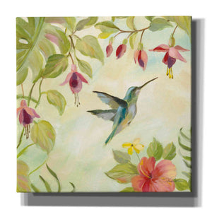 Epic Art 'Hummingbirds Song II' by Silvia Vassileva, Canvas Wall Art,12x12x1.1x0,18x18x1.1x0,26x26x1.74x0,37x37x1.74x0