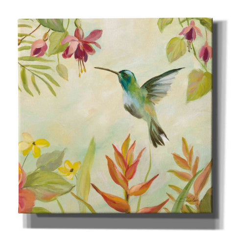 Image of Epic Art 'Hummingbirds Song III' by Silvia Vassileva, Canvas Wall Art,12x12x1.1x0,18x18x1.1x0,26x26x1.74x0,37x37x1.74x0