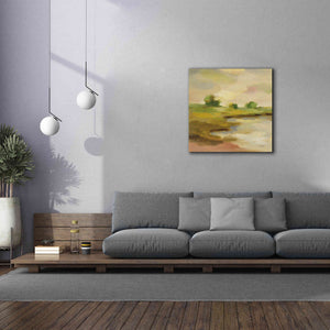 Epic Art 'Chartreuse Fields II' by Silvia Vassileva, Canvas Wall Art,37 x 37
