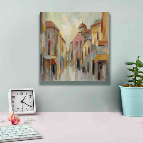 Image of Epic Art 'Pastel Street II' by Silvia Vassileva, Canvas Wall Art,12 x 12