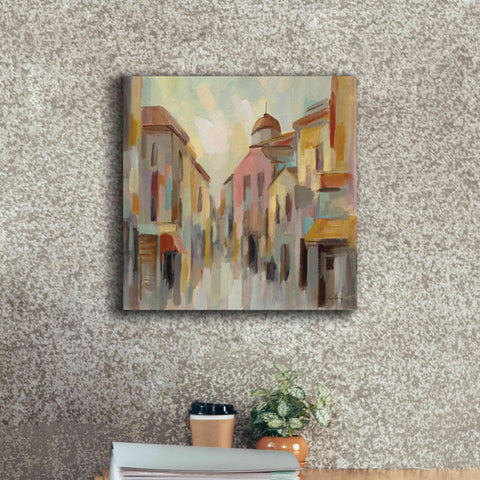 Image of Epic Art 'Pastel Street II' by Silvia Vassileva, Canvas Wall Art,18 x 18