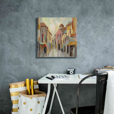Image of Epic Art 'Pastel Street II' by Silvia Vassileva, Canvas Wall Art,18 x 18