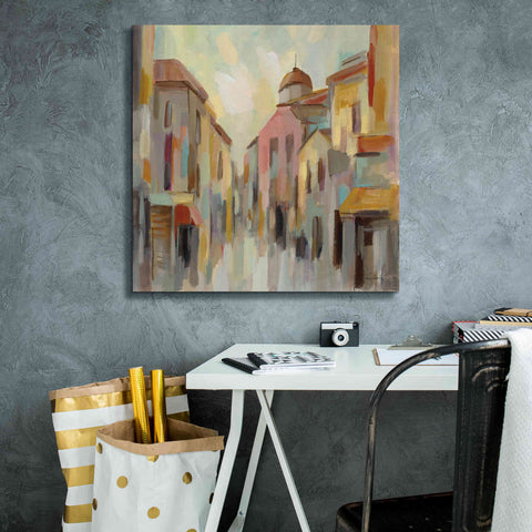 Image of Epic Art 'Pastel Street II' by Silvia Vassileva, Canvas Wall Art,26 x 26