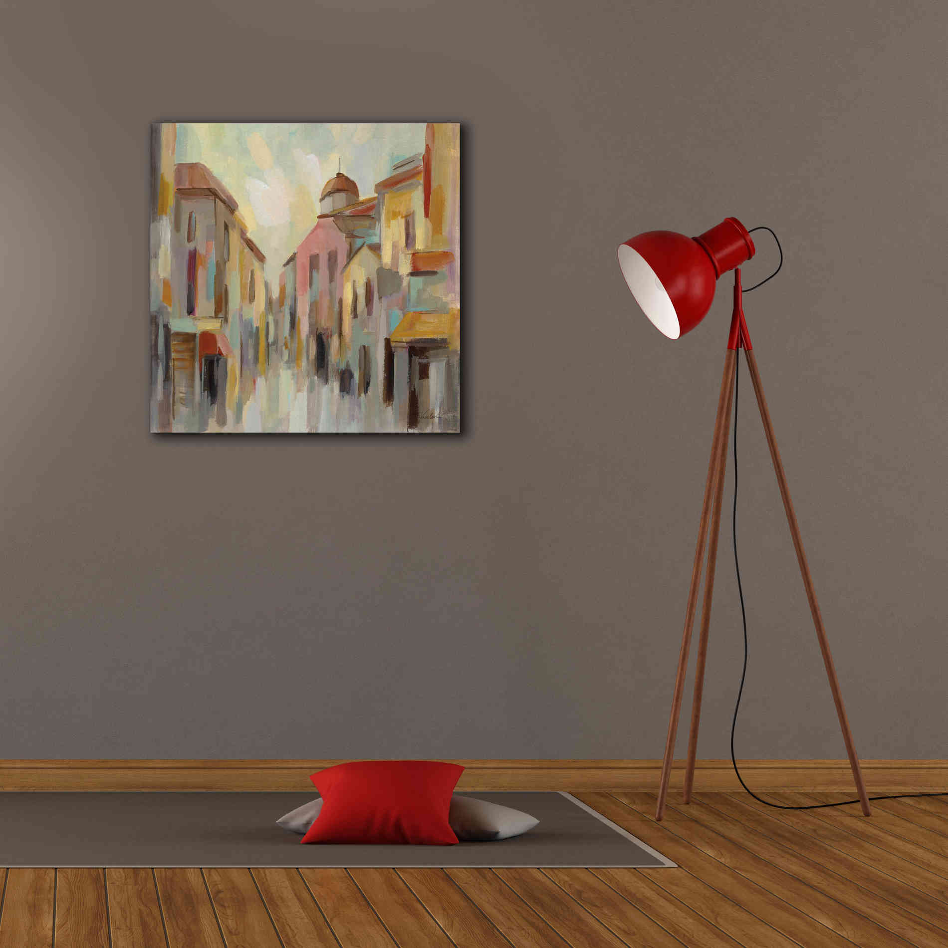 Epic Art 'Pastel Street II' by Silvia Vassileva, Canvas Wall Art,26 x 26