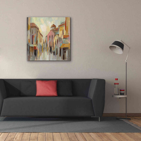 Image of Epic Art 'Pastel Street II' by Silvia Vassileva, Canvas Wall Art,37 x 37