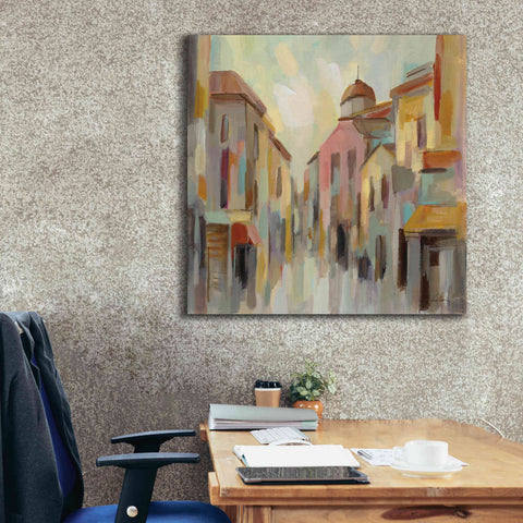 Image of Epic Art 'Pastel Street II' by Silvia Vassileva, Canvas Wall Art,37 x 37
