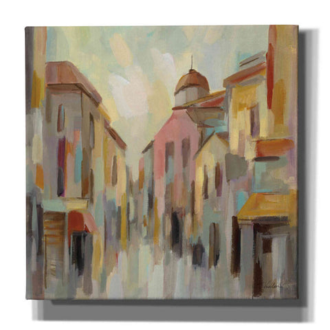 Image of Epic Art 'Pastel Street II' by Silvia Vassileva, Canvas Wall Art,12x12x1.1x0,18x18x1.1x0,26x26x1.74x0,37x37x1.74x0
