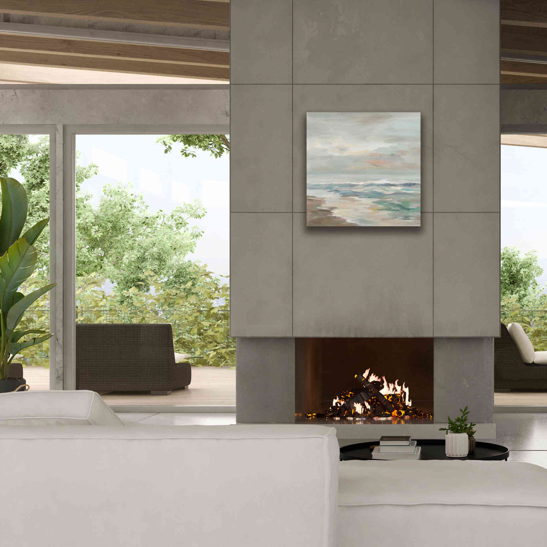 Epic Art 'Pastel Tide' by Silvia Vassileva, Canvas Wall Art,26 x 26