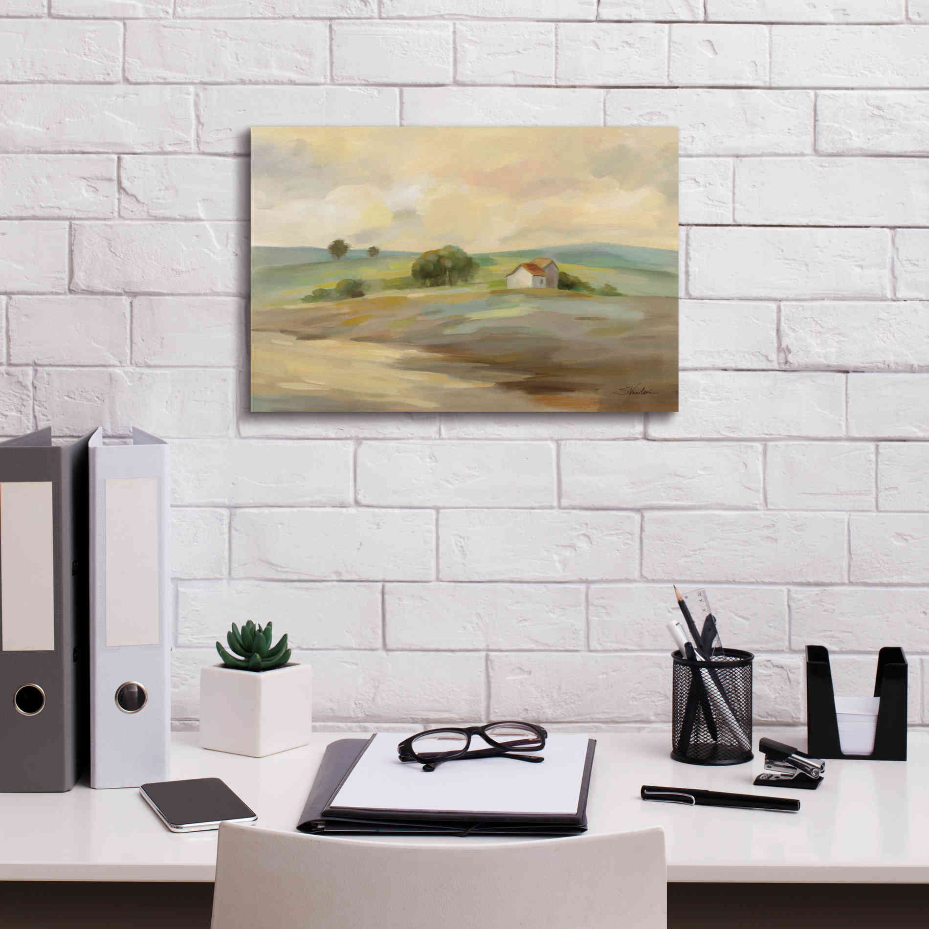 Epic Art 'Path to the Farm' by Silvia Vassileva, Canvas Wall Art,18 x 12