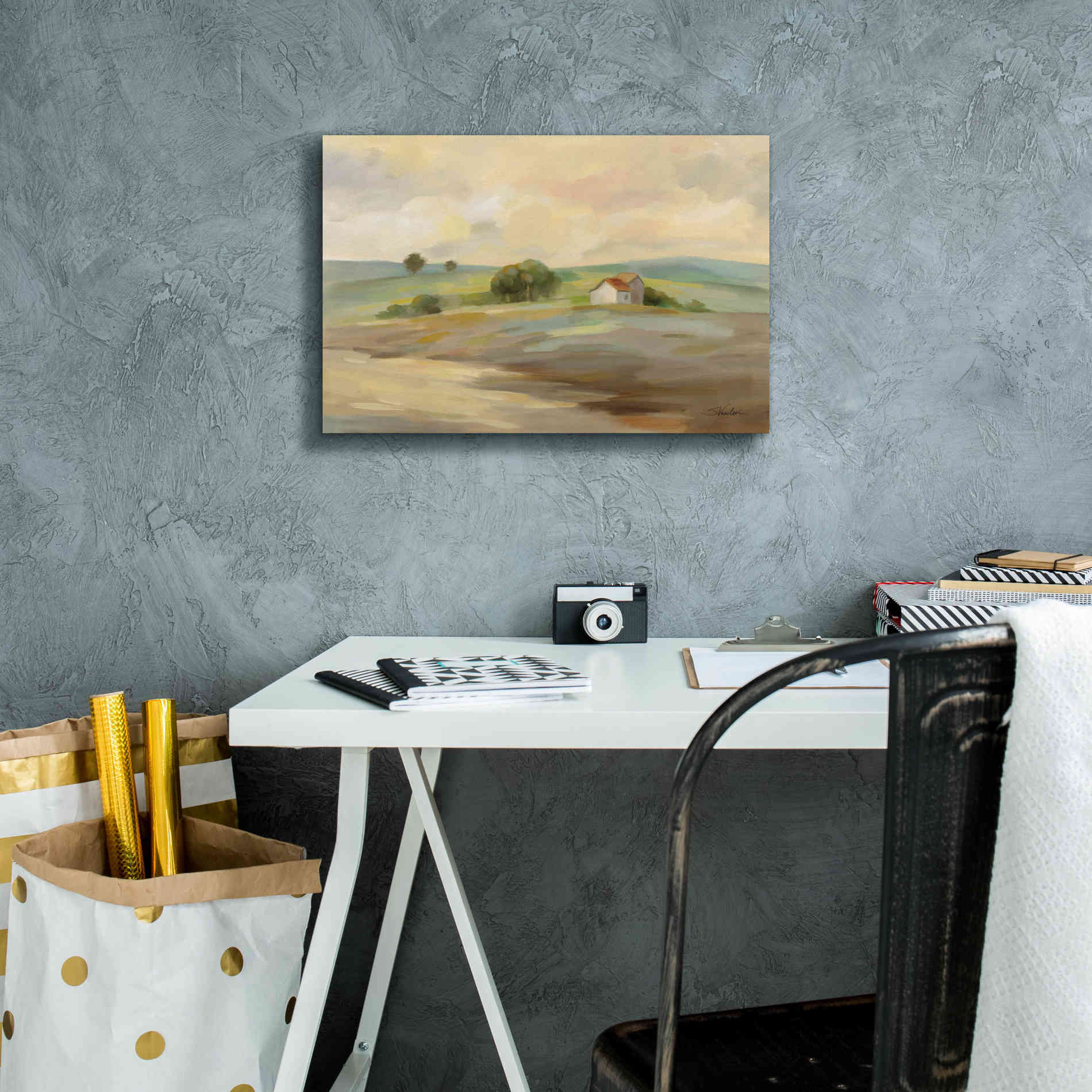 Epic Art 'Path to the Farm' by Silvia Vassileva, Canvas Wall Art,18 x 12