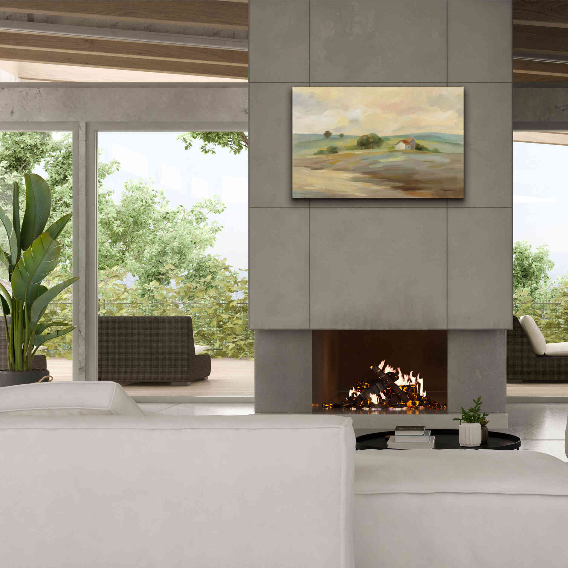 Epic Art 'Path to the Farm' by Silvia Vassileva, Canvas Wall Art,40 x 26