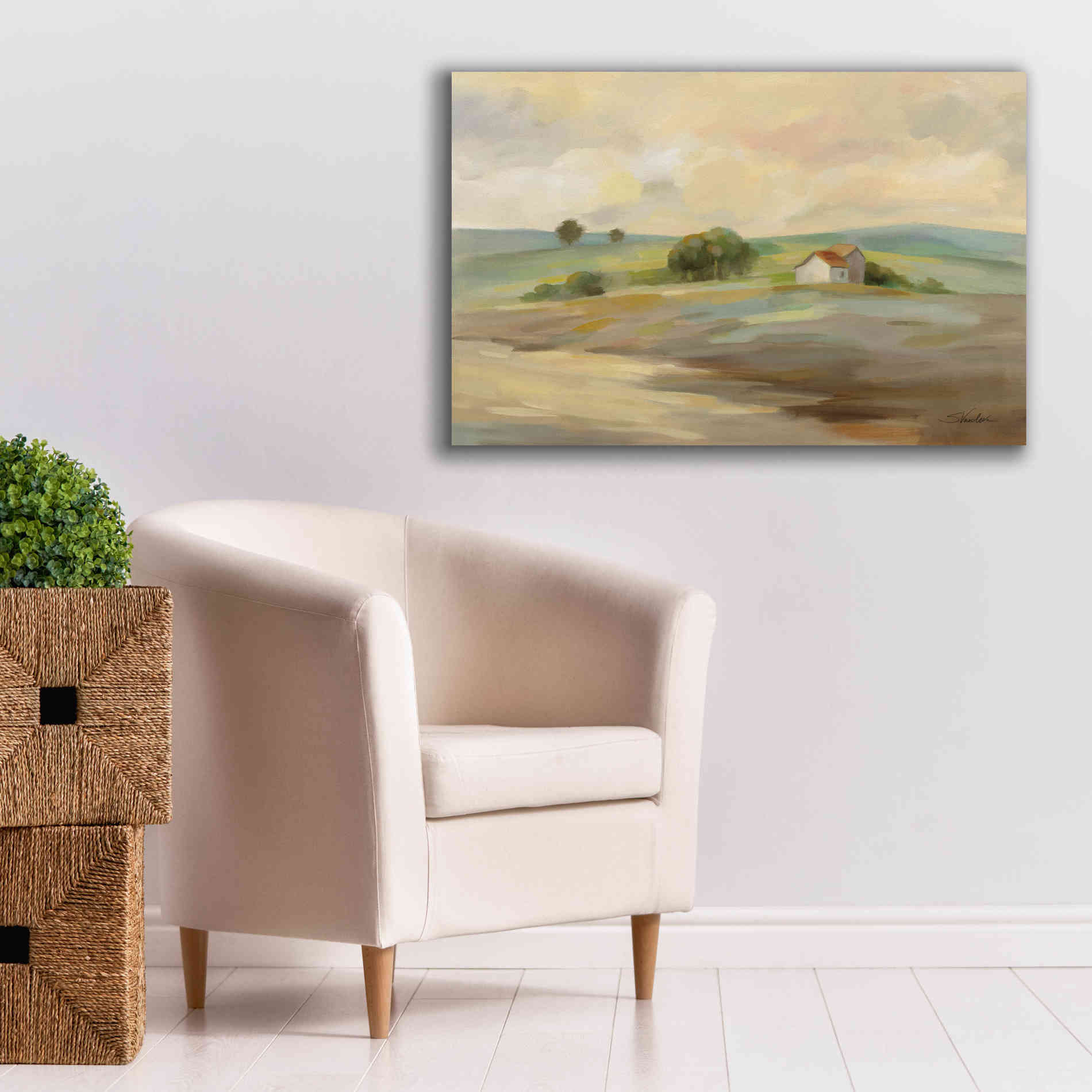 Epic Art 'Path to the Farm' by Silvia Vassileva, Canvas Wall Art,40 x 26