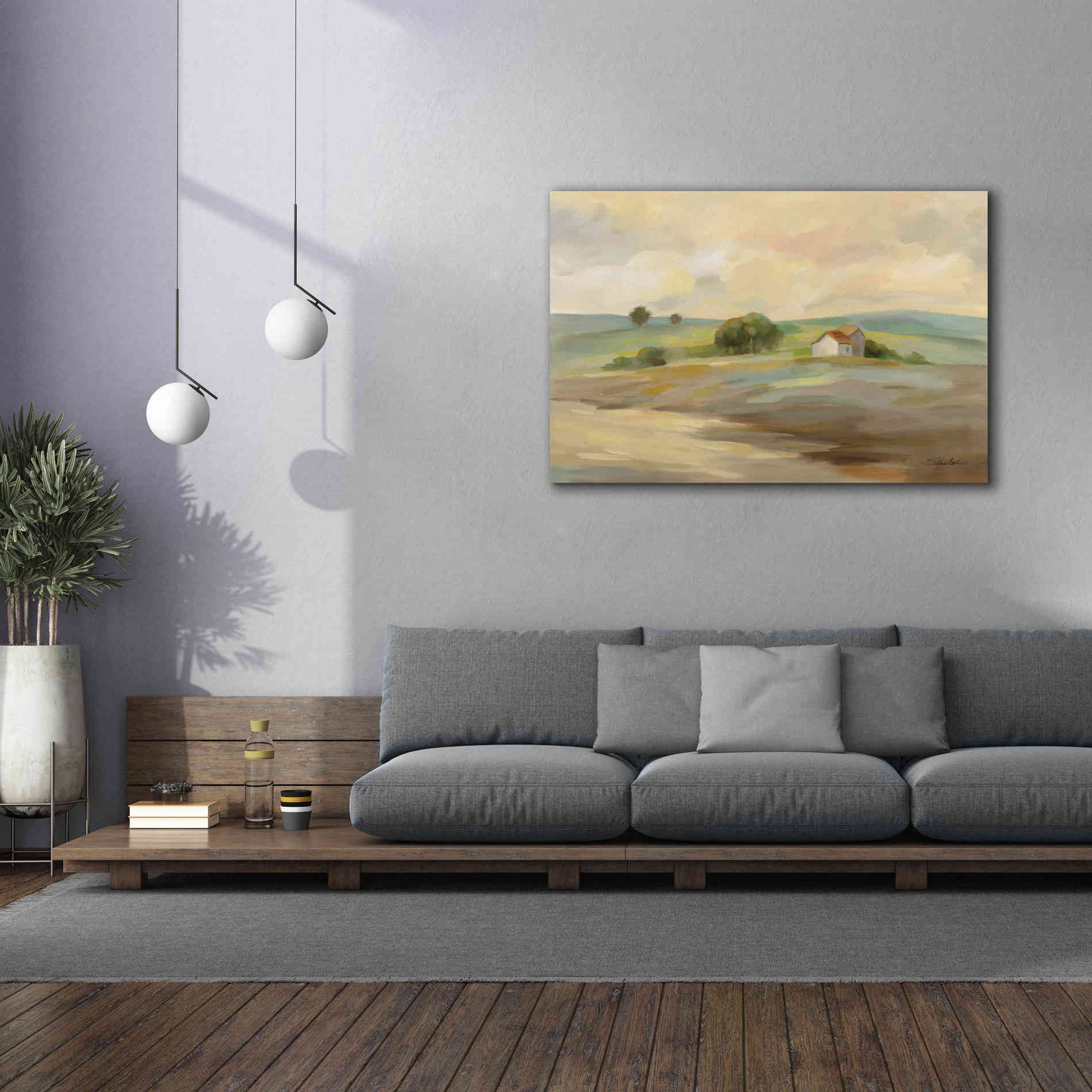 Epic Art 'Path to the Farm' by Silvia Vassileva, Canvas Wall Art,60 x 40