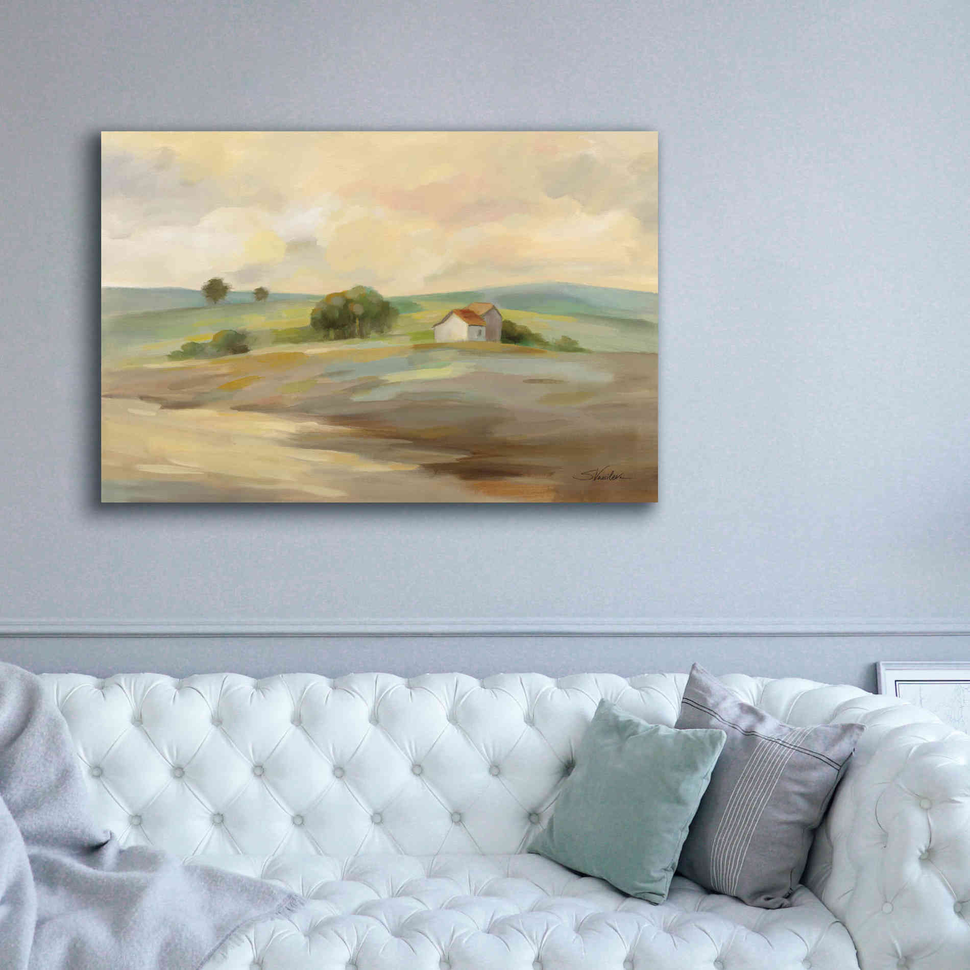Epic Art 'Path to the Farm' by Silvia Vassileva, Canvas Wall Art,60 x 40