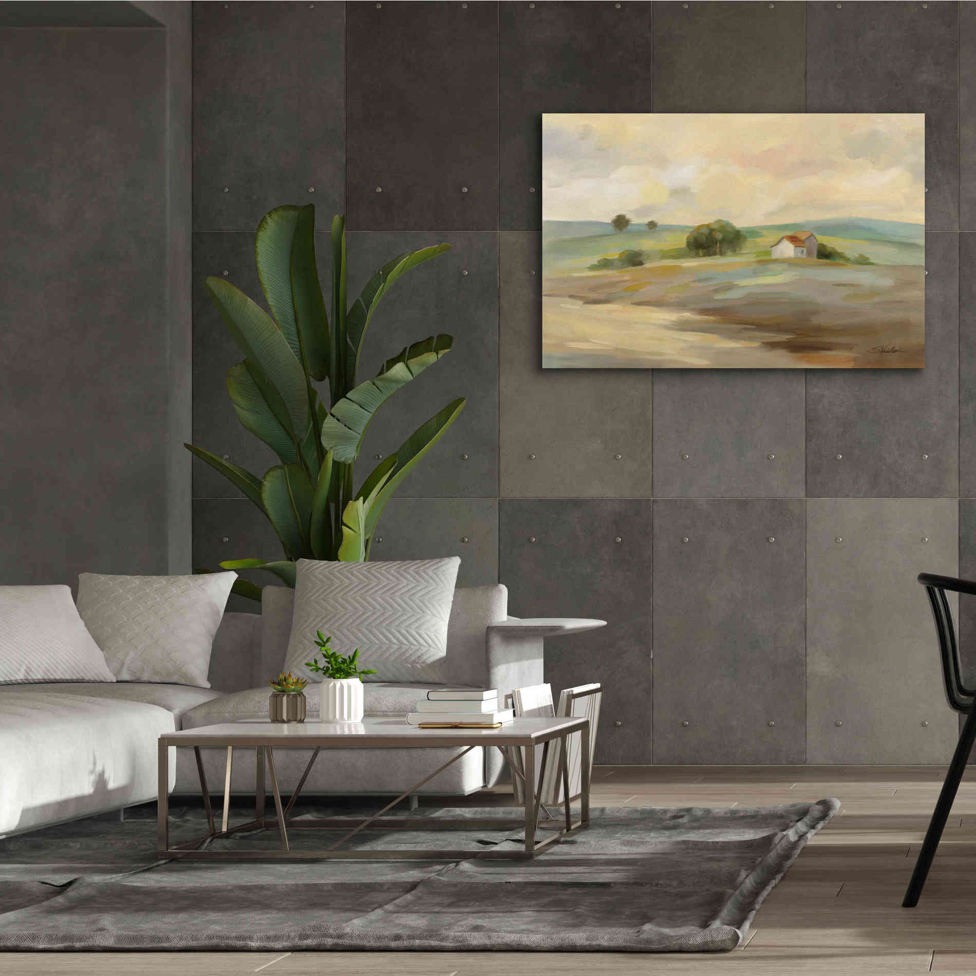 Epic Art 'Path to the Farm' by Silvia Vassileva, Canvas Wall Art,60 x 40