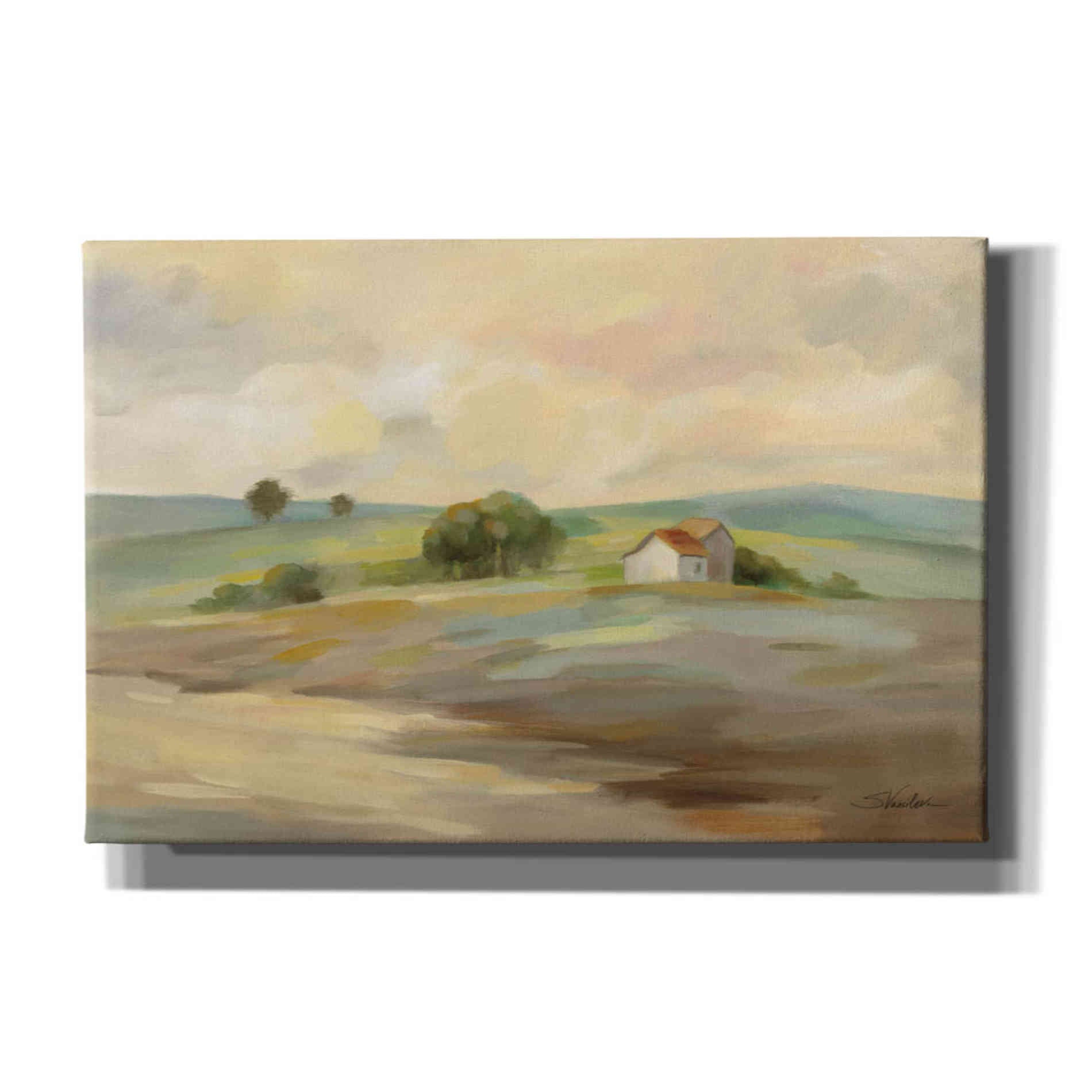 Epic Art 'Path to the Farm' by Silvia Vassileva, Canvas Wall Art,18x12x1.1x0,26x18x1.1x0,40x26x1.74x0,60x40x1.74x0