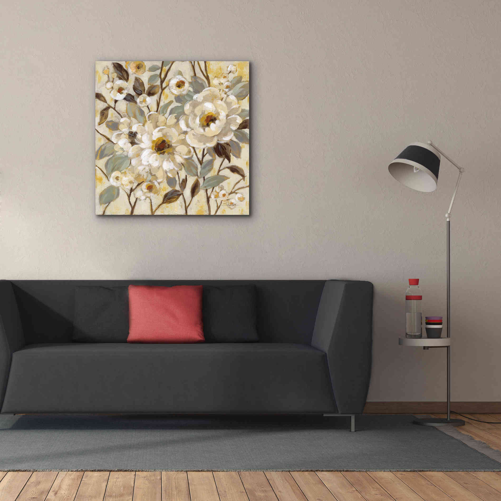'Golden Nature' by Silvia Vassileva, Canvas Wall Art,37 x 37