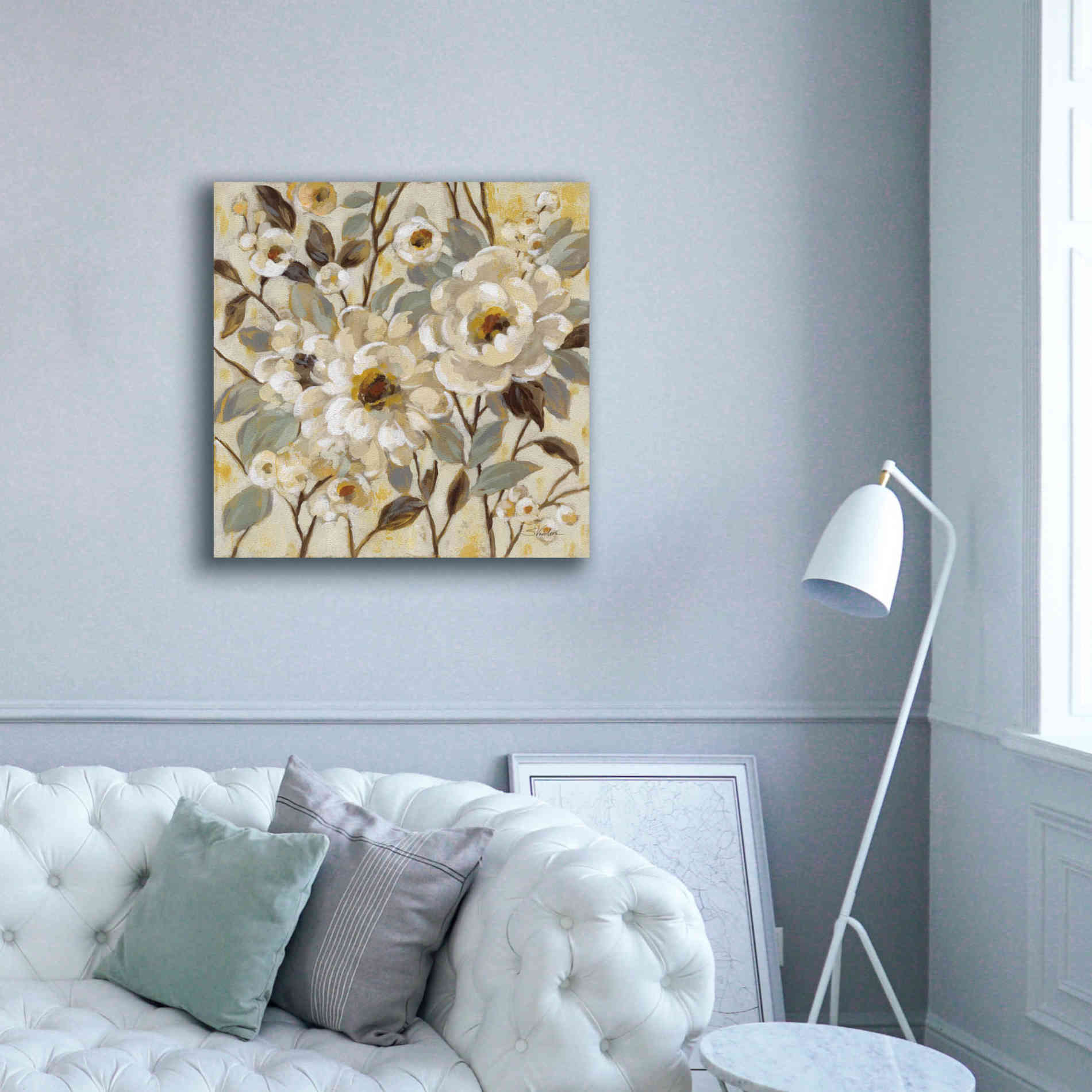 'Golden Nature' by Silvia Vassileva, Canvas Wall Art,37 x 37