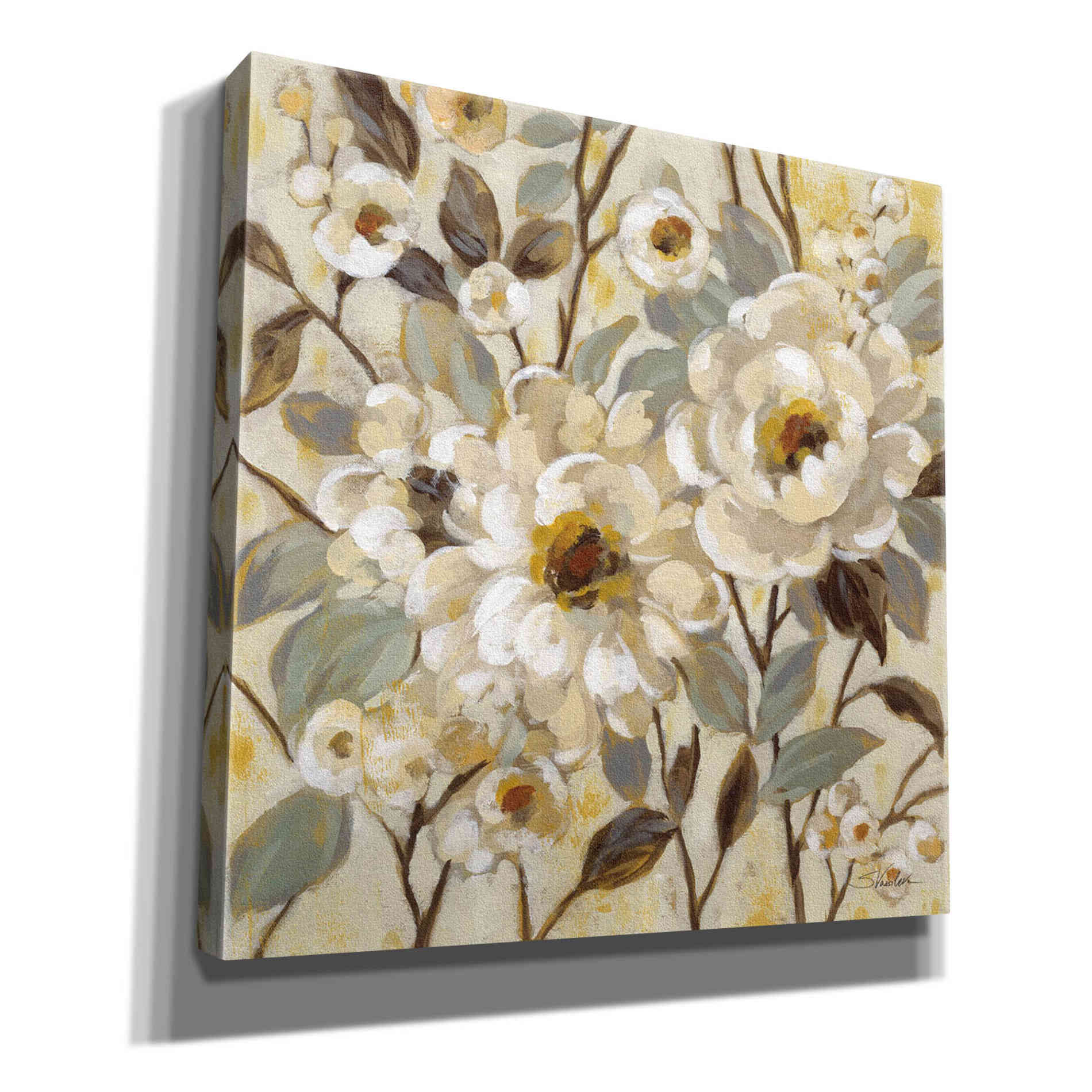 'Golden Nature' by Silvia Vassileva, Canvas Wall Art,12x12x1.1x0,18x18x1.1x0,26x26x1.74x0,37x37x1.74x0