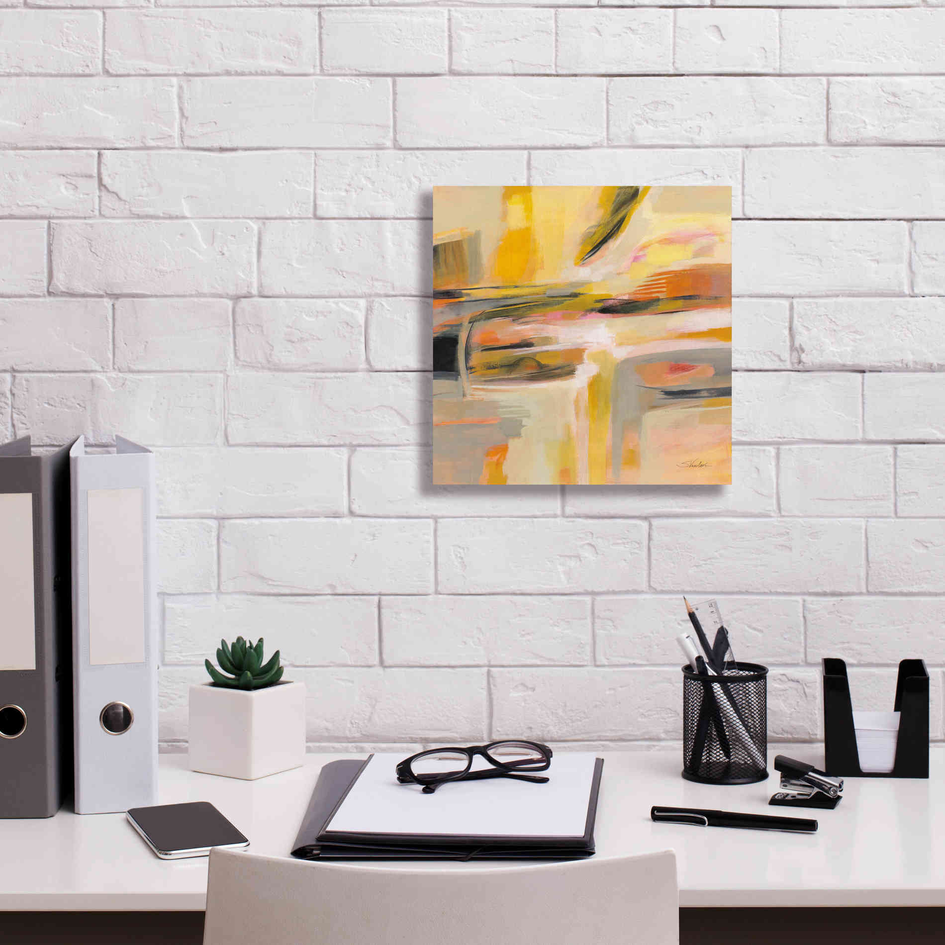 'Happy Sunshine' by Silvia Vassileva, Canvas Wall Art,12 x 12