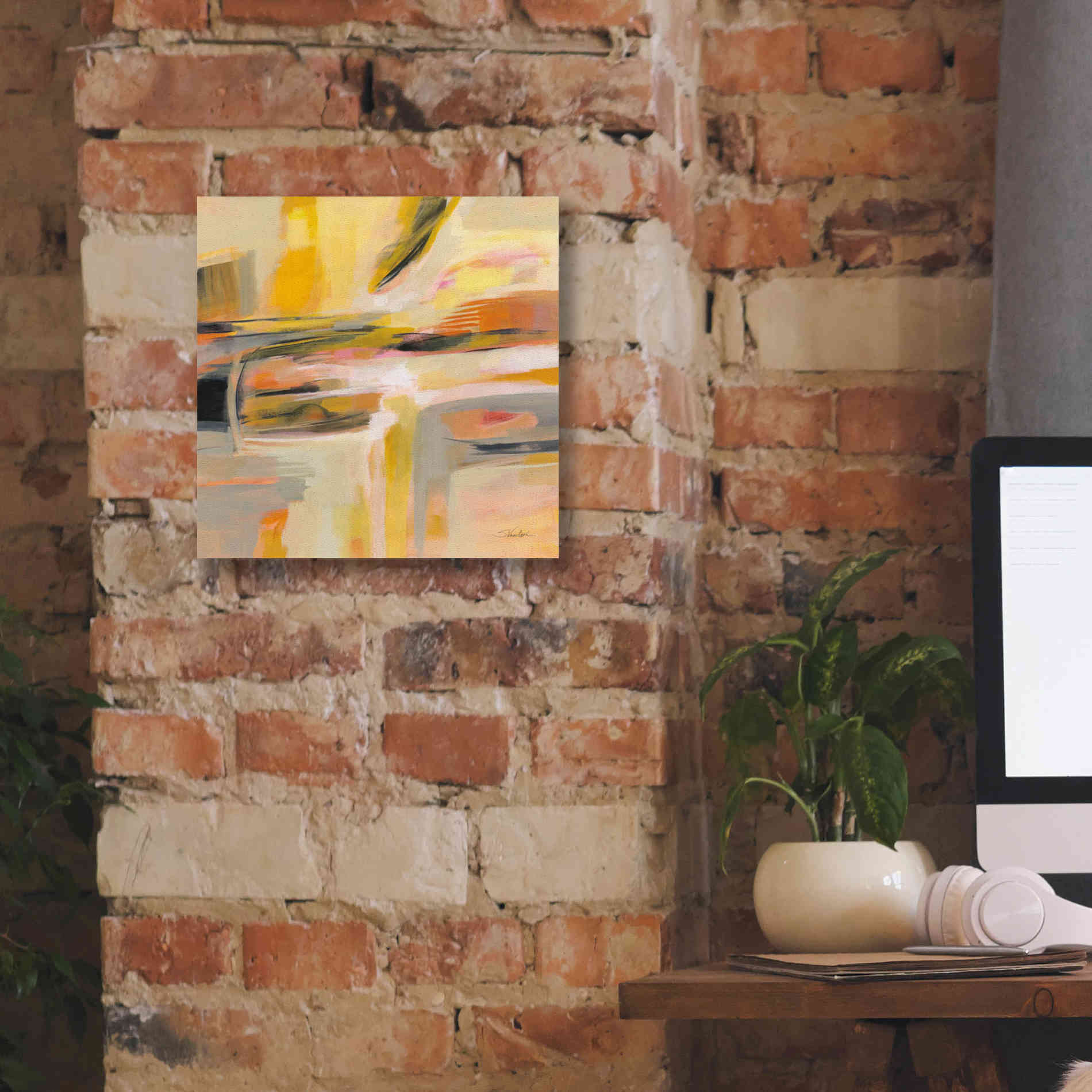 'Happy Sunshine' by Silvia Vassileva, Canvas Wall Art,12 x 12