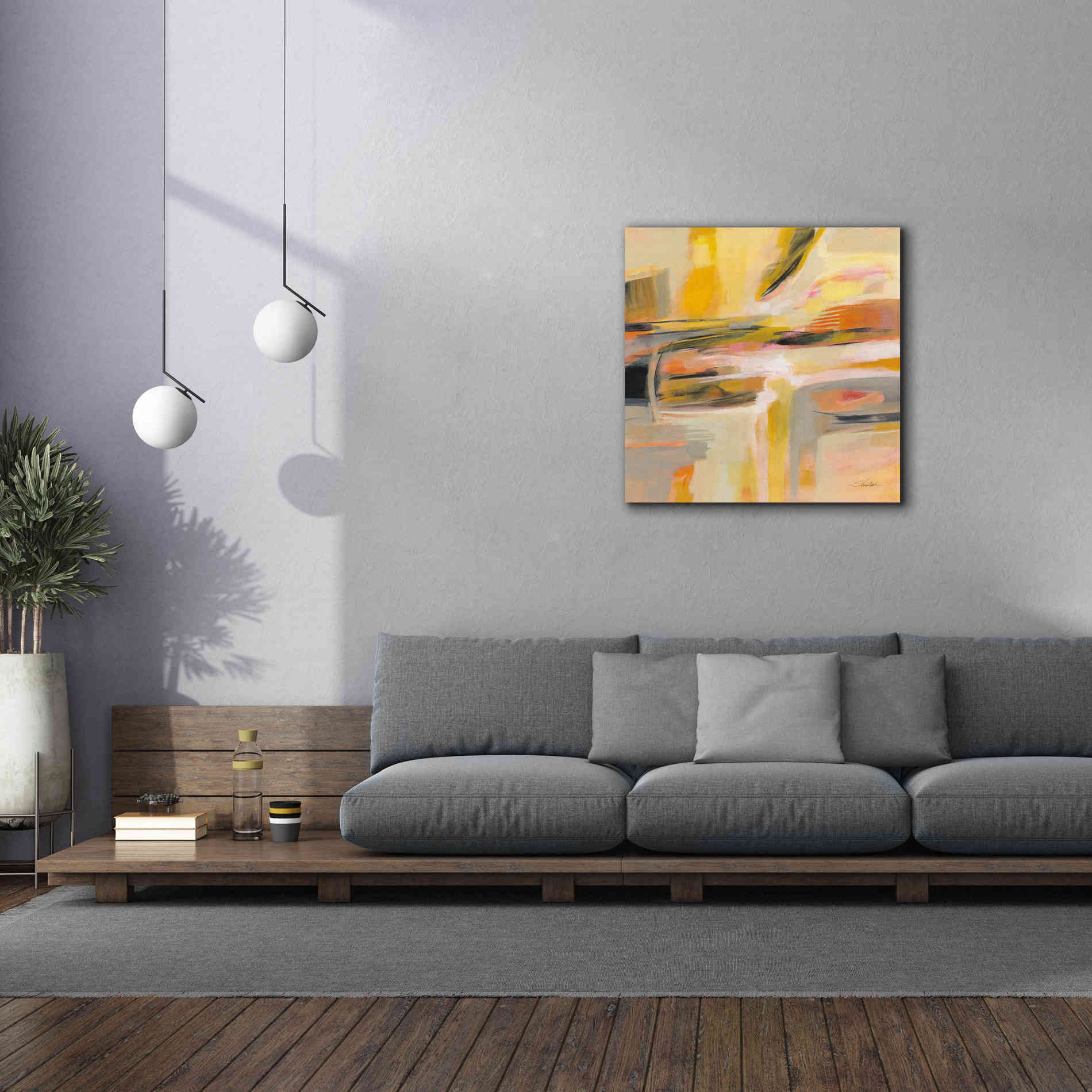 'Happy Sunshine' by Silvia Vassileva, Canvas Wall Art,37 x 37
