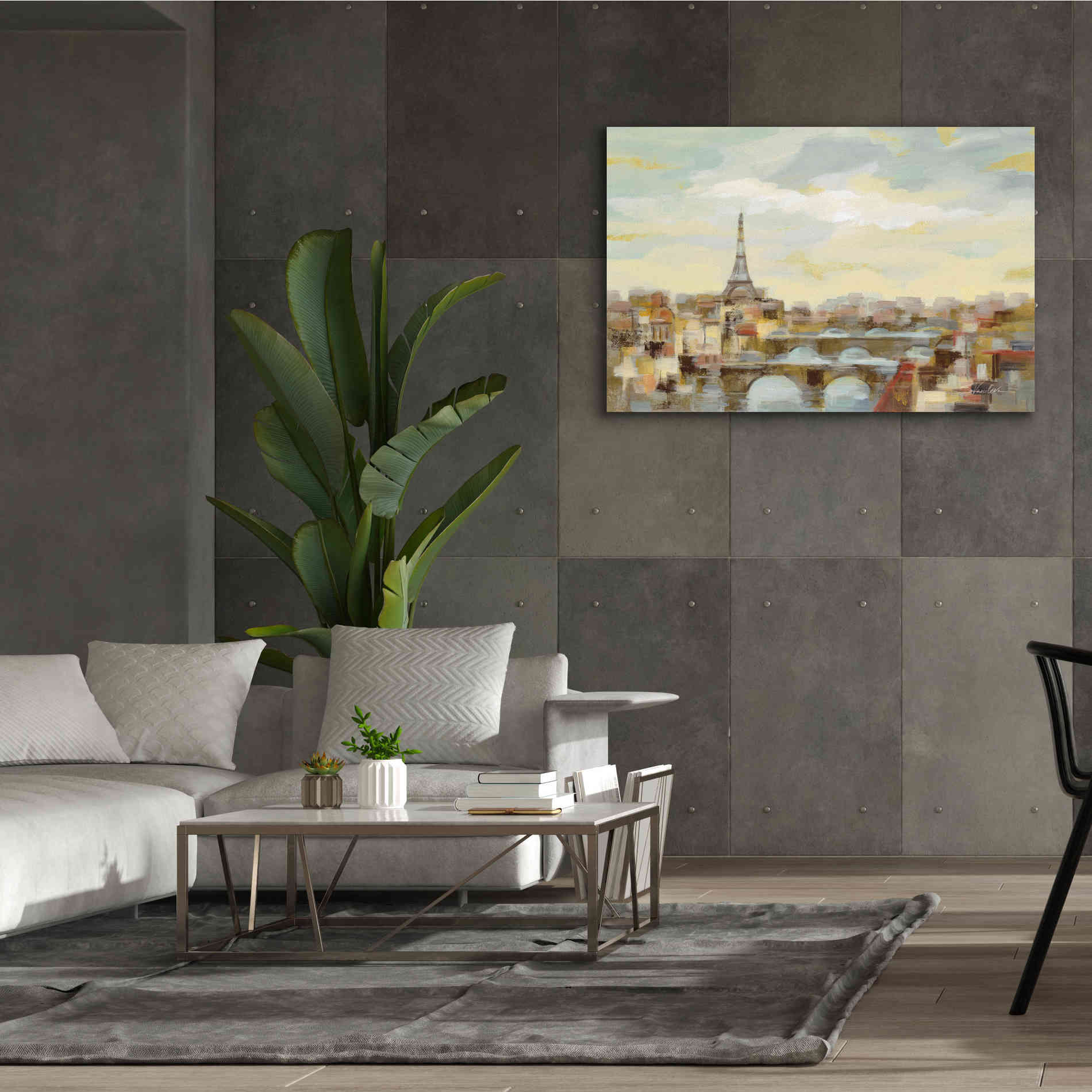 'Paris Afternoon' by Silvia Vassileva, Canvas Wall Art,60 x 40