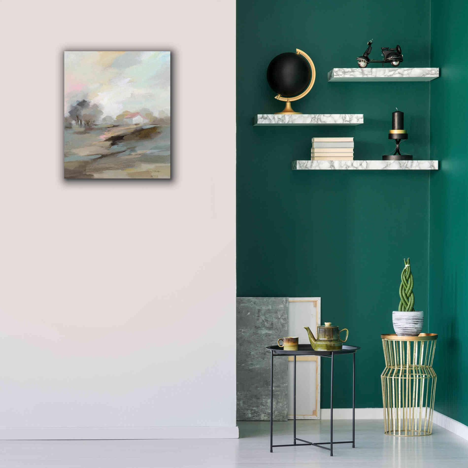 'Farm in April' by Silvia Vassileva, Canvas Wall Art,20 x 24