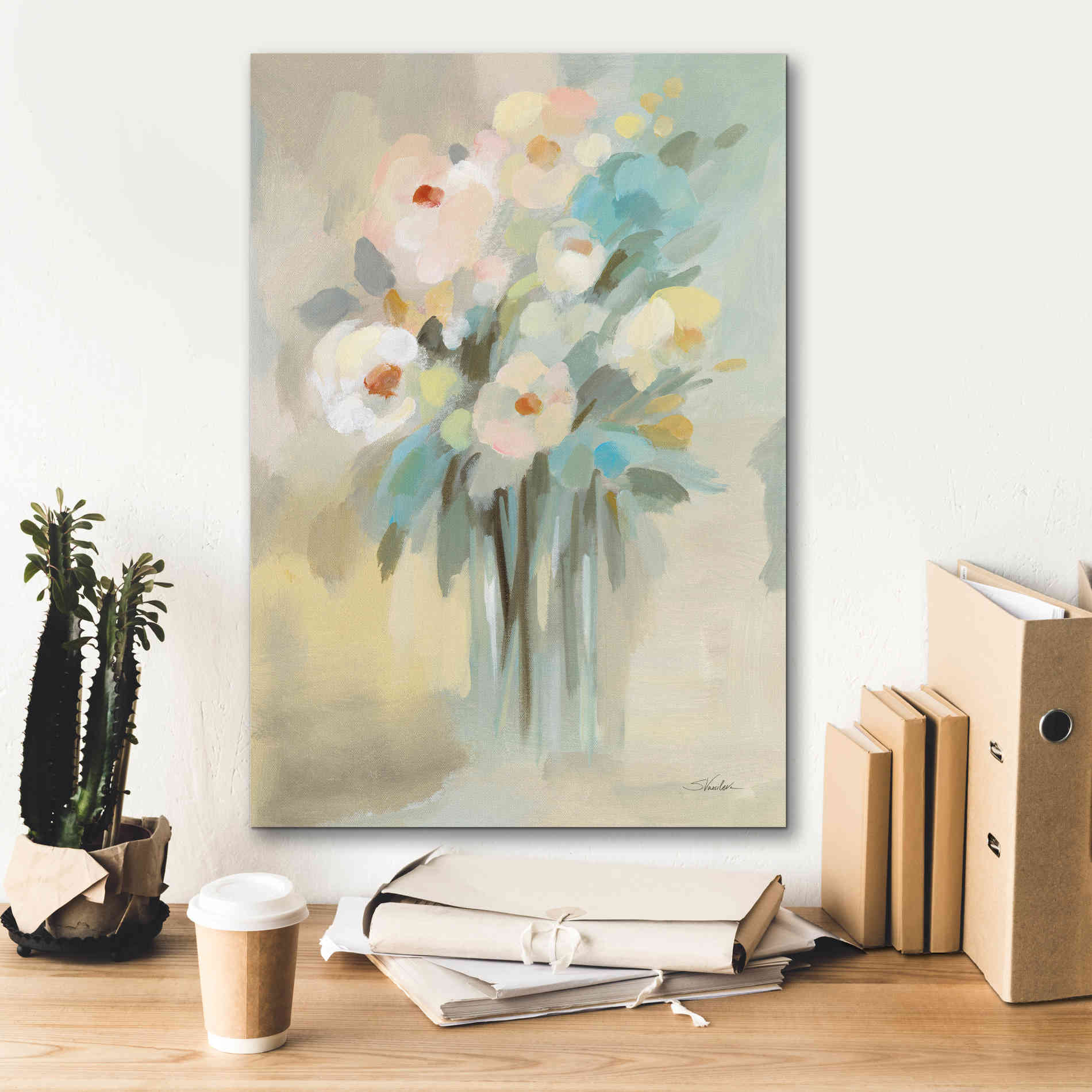 'Love Message' by Silvia Vassileva, Canvas Wall Art,18 x 26