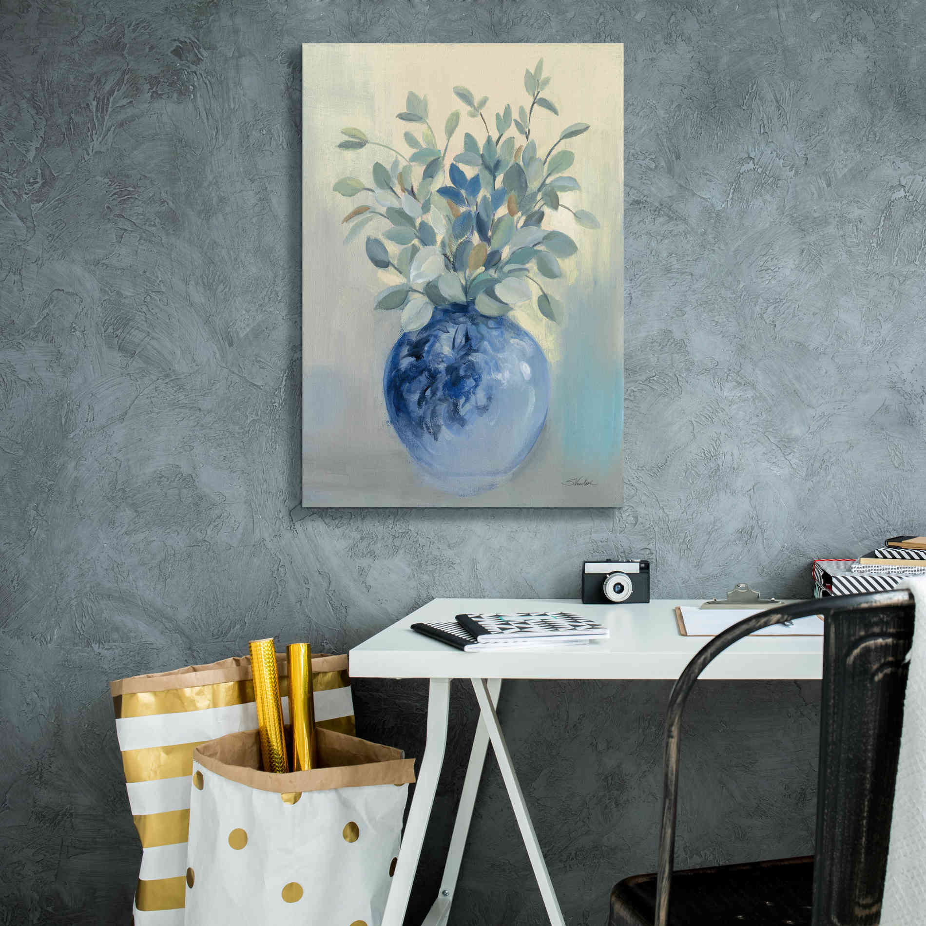 'Sage Botanical' by Silvia Vassileva, Canvas Wall Art,18 x 26