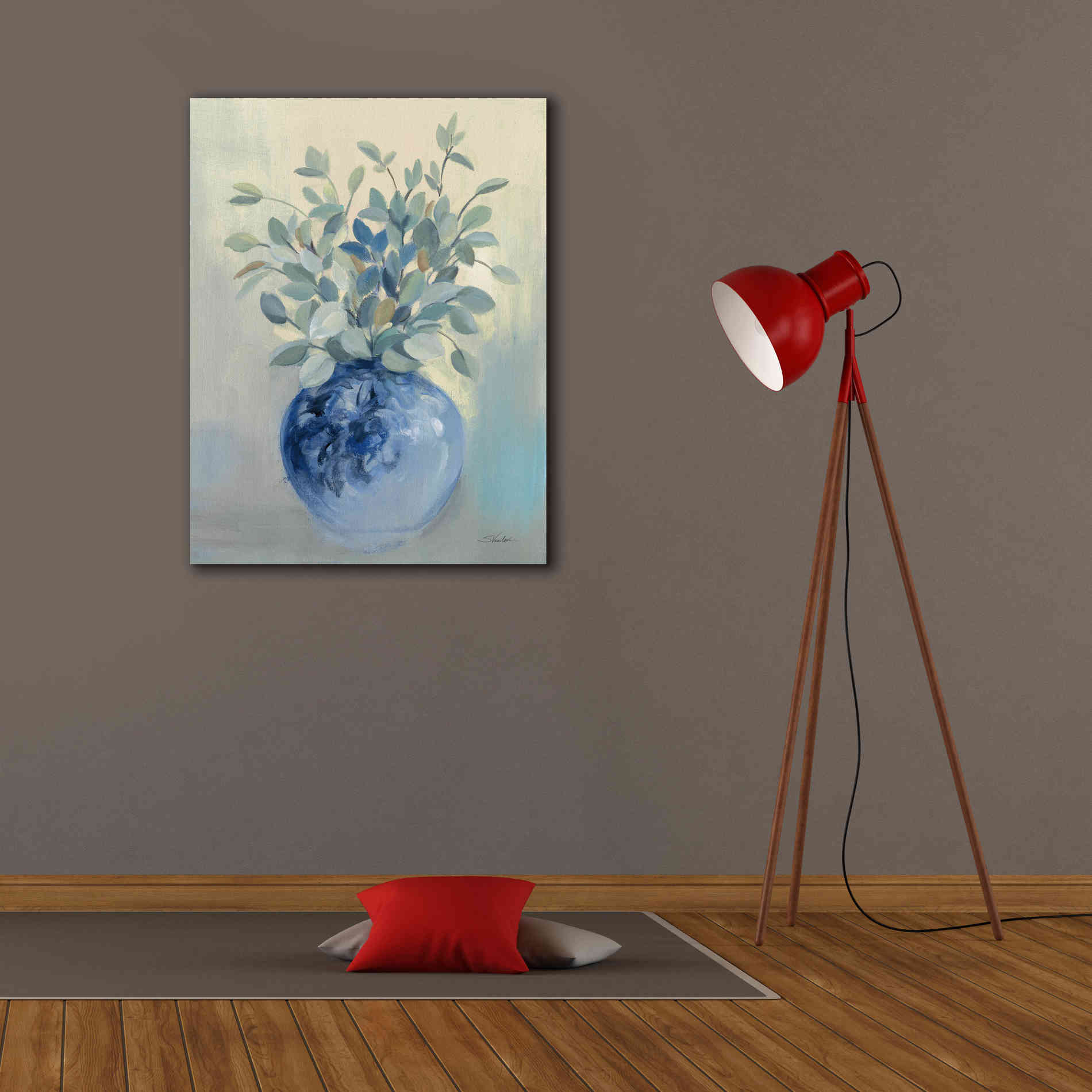 'Sage Botanical' by Silvia Vassileva, Canvas Wall Art,26 x 34