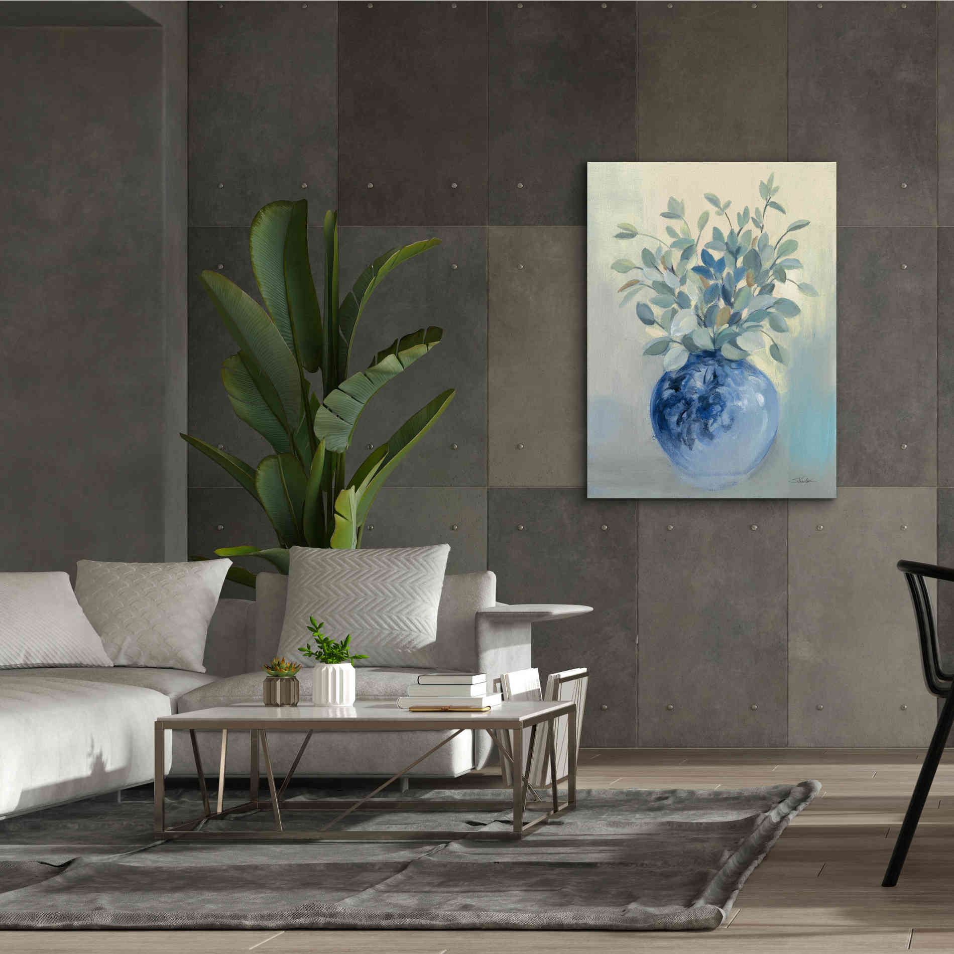 'Sage Botanical' by Silvia Vassileva, Canvas Wall Art,40 x 54