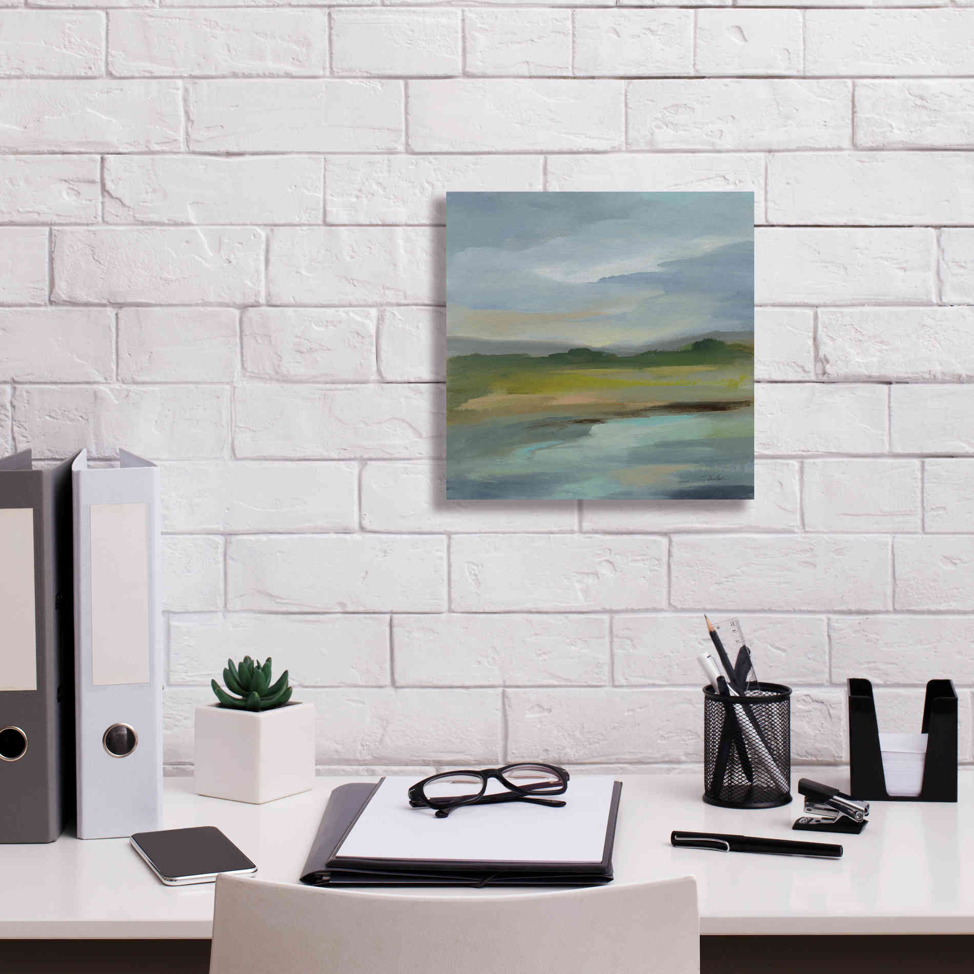 'Clouds and Shadows' by Silvia Vassileva, Canvas Wall Art,12 x 12