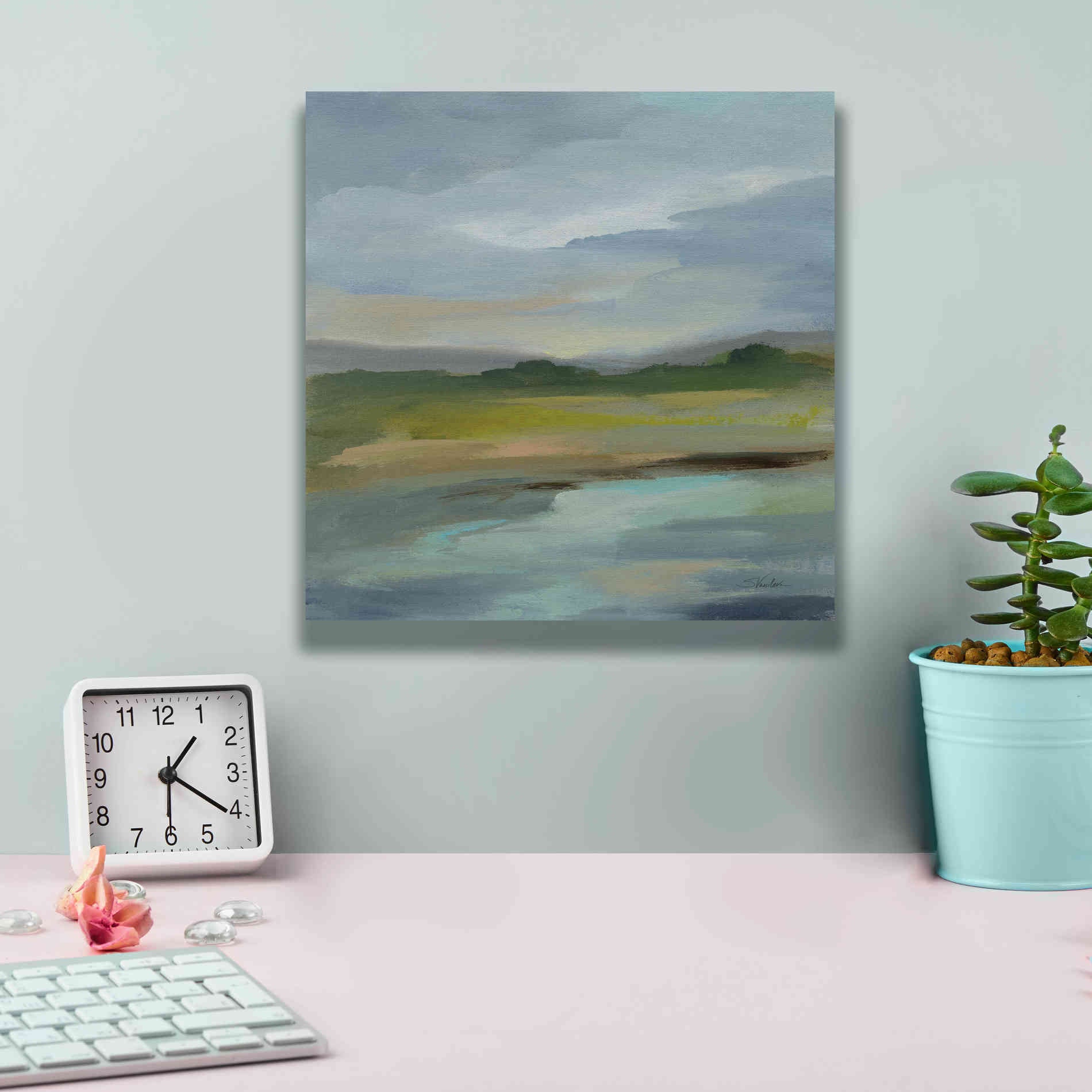 'Clouds and Shadows' by Silvia Vassileva, Canvas Wall Art,12 x 12