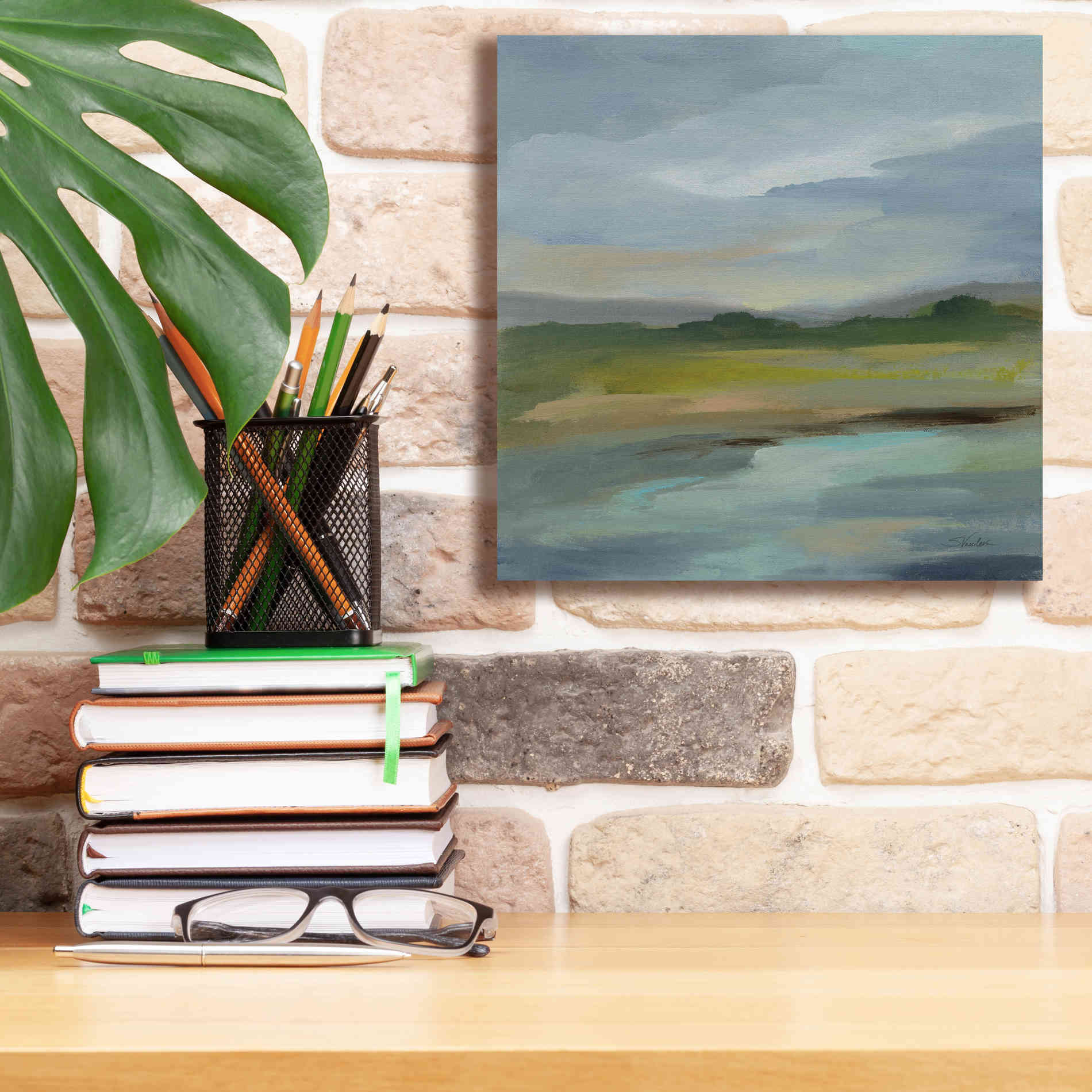 'Clouds and Shadows' by Silvia Vassileva, Canvas Wall Art,12 x 12